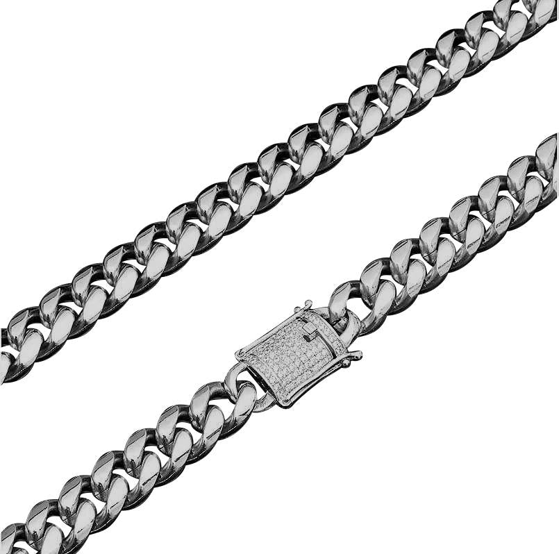 Men's chain GUILD 12MM CZ Cuban Necklace