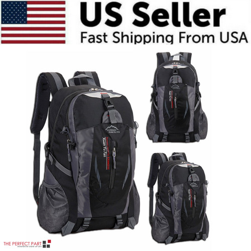 40L Men Women Travel Backpack Rucksack Camping Laptop Hiking School