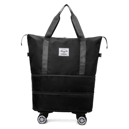 New Universal Wheel Travel Bag With Double-layer Dry And Wet