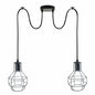 Metal Cage 2 Way Spider Hanging Light~3390