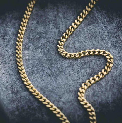 Solid Steel Heavy Franco Chain 3x3mm