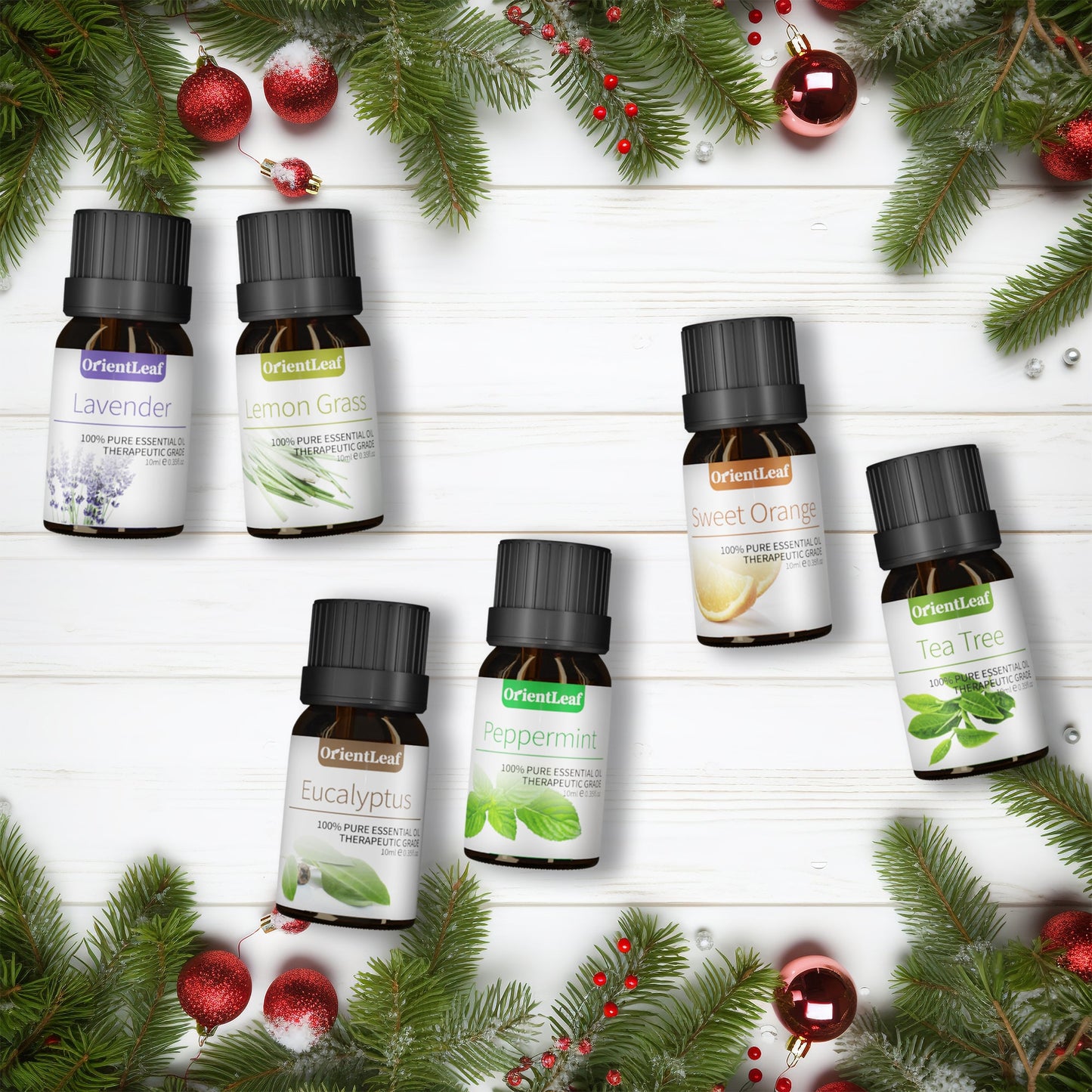 Essential Oils for Diffusers, 100% Natural Plant Extracts Six Scents