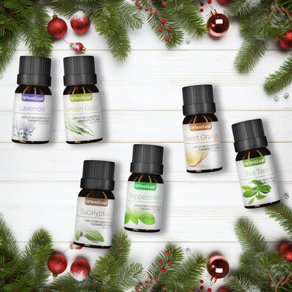 Essential Oils for Diffusers, 100% Natural Plant Extracts Six Scents