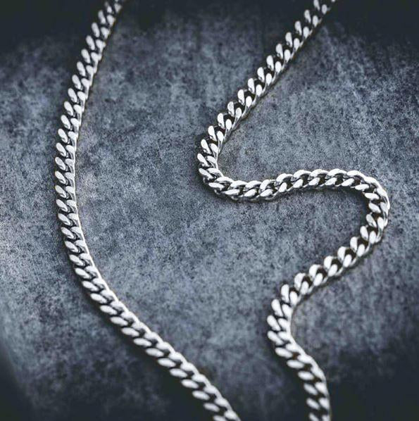 Solid Steel Heavy Franco Chain 3x3mm