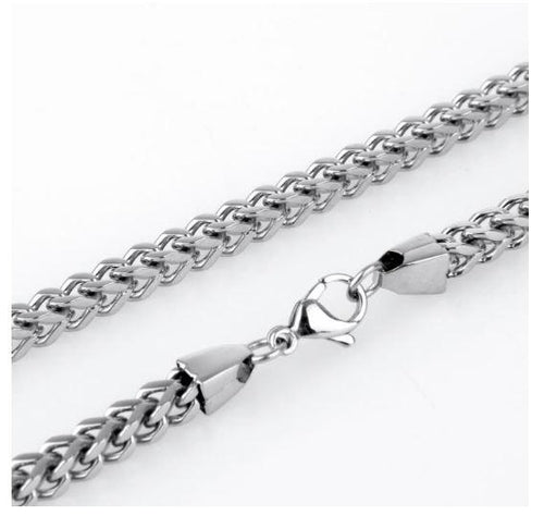Solid Steel Heavy Franco Chain 3x3mm