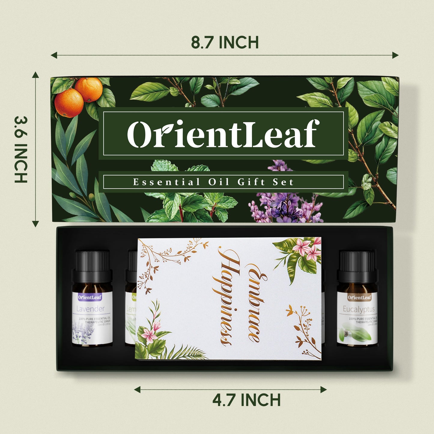 Essential Oils for Diffusers, 100% Natural Plant Extracts Six Scents