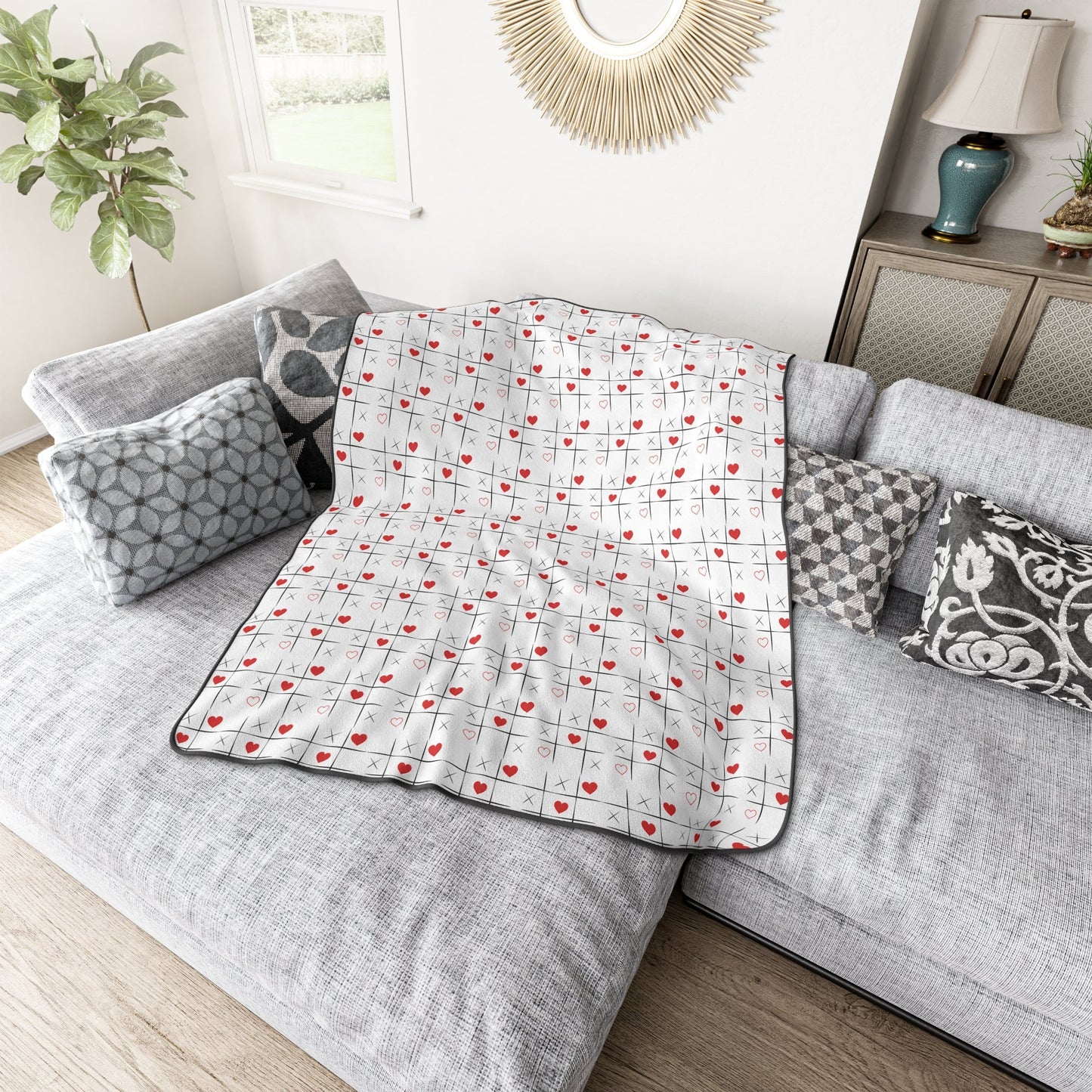Tic Heart Polyester Blanket