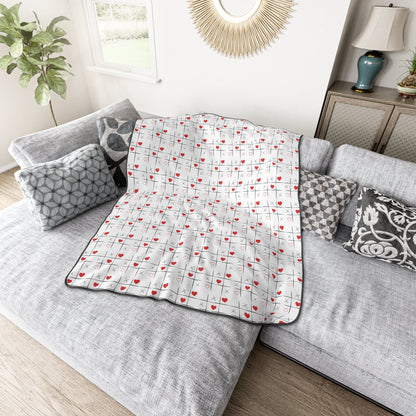 Tic Heart Polyester Blanket