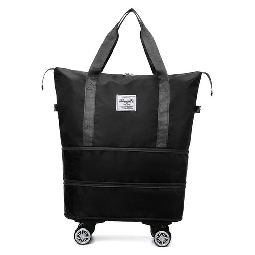 New Universal Wheel Travel Bag With Double-layer Dry And Wet