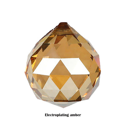 20/30/40/50mm Clear Crystal Feng Shui Lamp Ball Prism Rainbow Sun