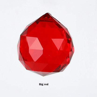 20/30/40/50mm Clear Crystal Feng Shui Lamp Ball Prism Rainbow Sun