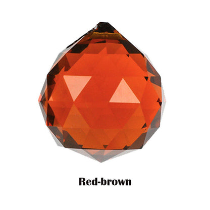20/30/40/50mm Clear Crystal Feng Shui Lamp Ball Prism Rainbow Sun