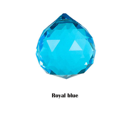 20/30/40/50mm Clear Crystal Feng Shui Lamp Ball Prism Rainbow Sun