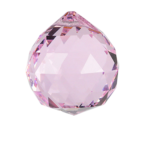 20/30/40/50mm Clear Crystal Feng Shui Lamp Ball Prism Rainbow Sun