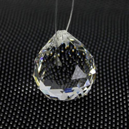 20/30/40/50mm Clear Crystal Feng Shui Lamp Ball Prism Rainbow Sun