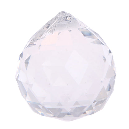 20/30/40/50mm Clear Crystal Feng Shui Lamp Ball Prism Rainbow Sun