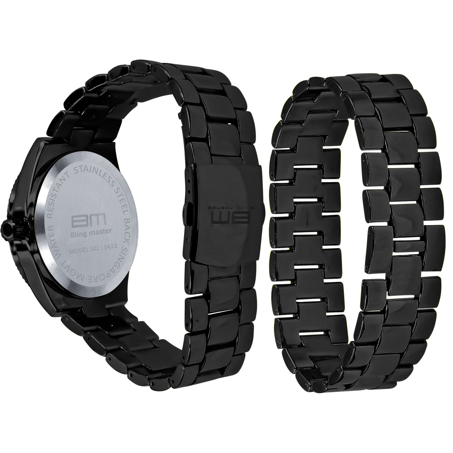 Ultra Black Personified Bling Watch | 562673