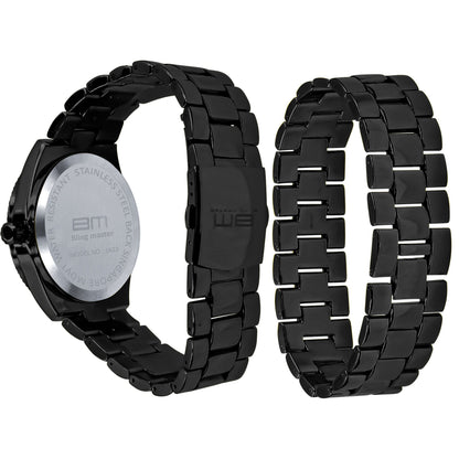 Ultra Black Personified Bling Watch | 562673