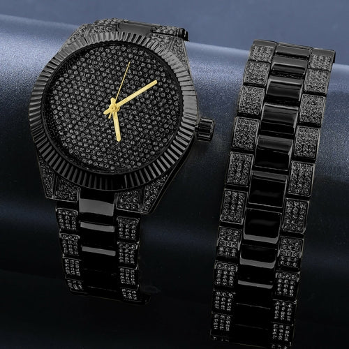 Ultra Black Personified Bling Watch | 562673