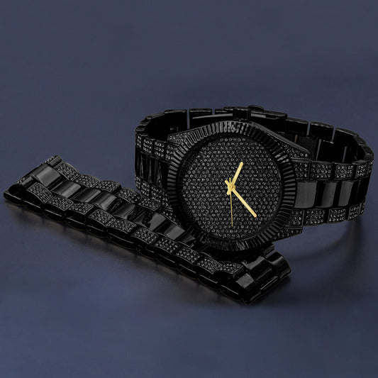 Ultra Black Personified Bling Watch | 562673