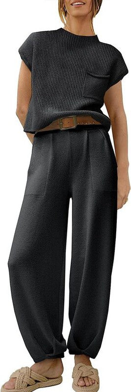 Women's two piece pull over set