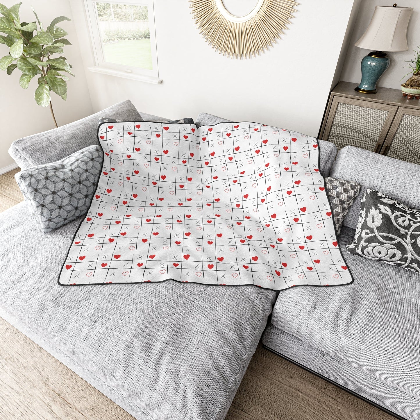 Tic Heart Polyester Blanket