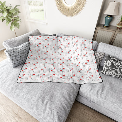 Tic Heart Polyester Blanket
