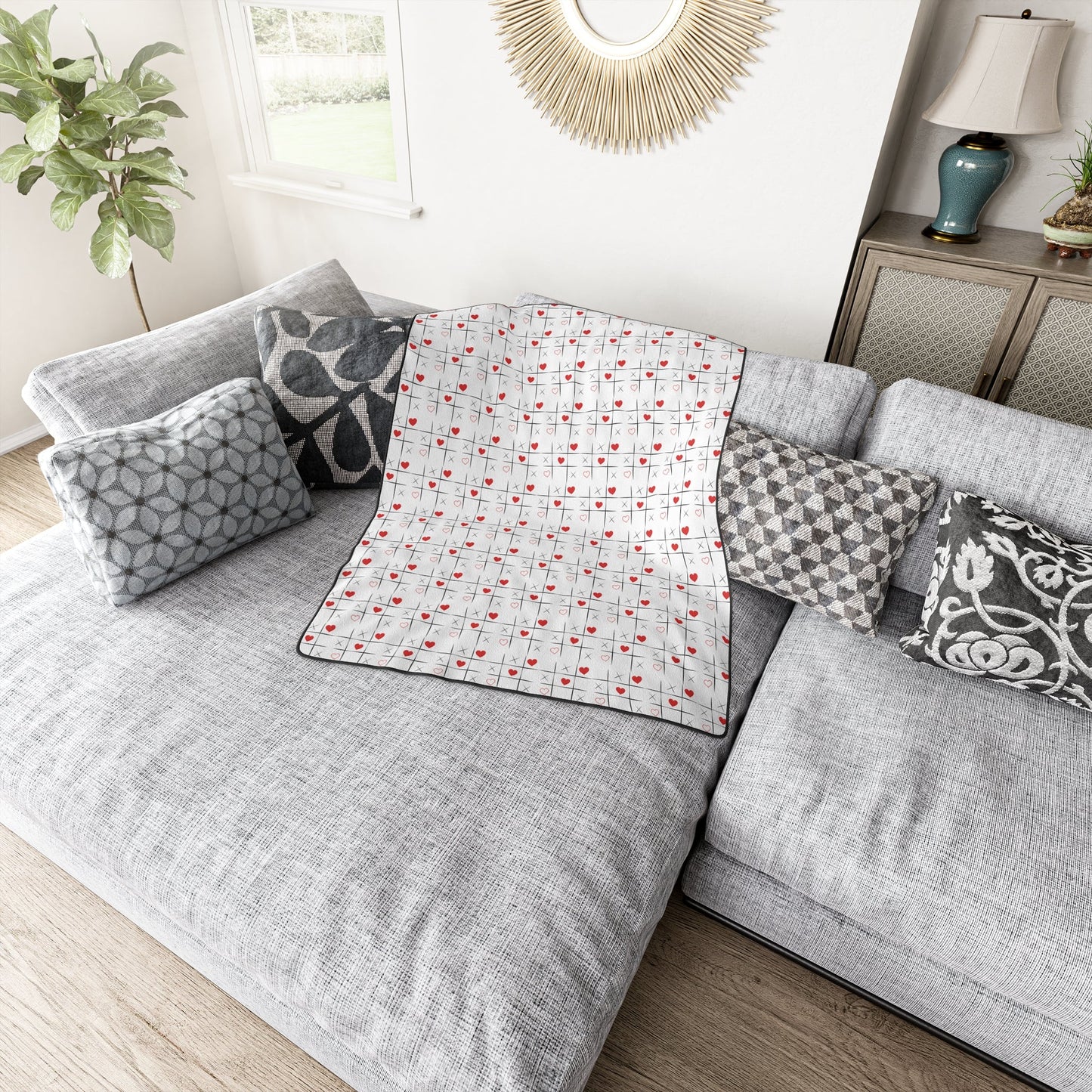 Tic Heart Polyester Blanket