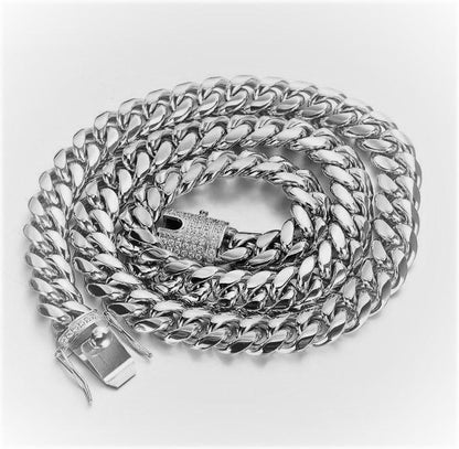 Men's chain GUILD 12MM CZ Cuban Necklace