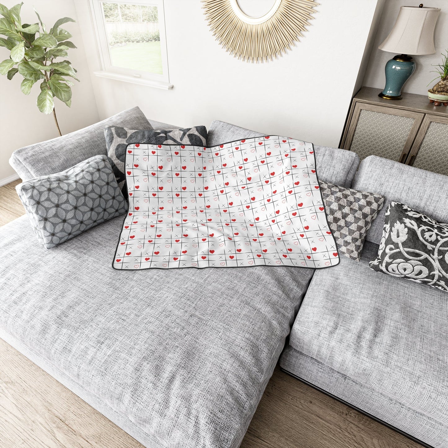 Tic Heart Polyester Blanket