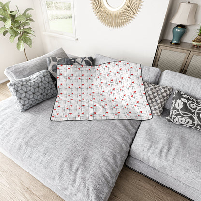 Tic Heart Polyester Blanket