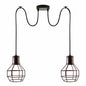 Metal Cage 2 Way Spider Hanging Light~3390