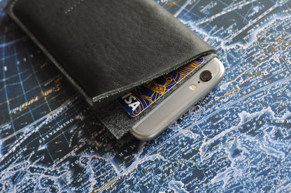 Leather iPhone Wrap Case