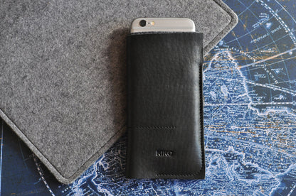 Leather iPhone Wrap Case