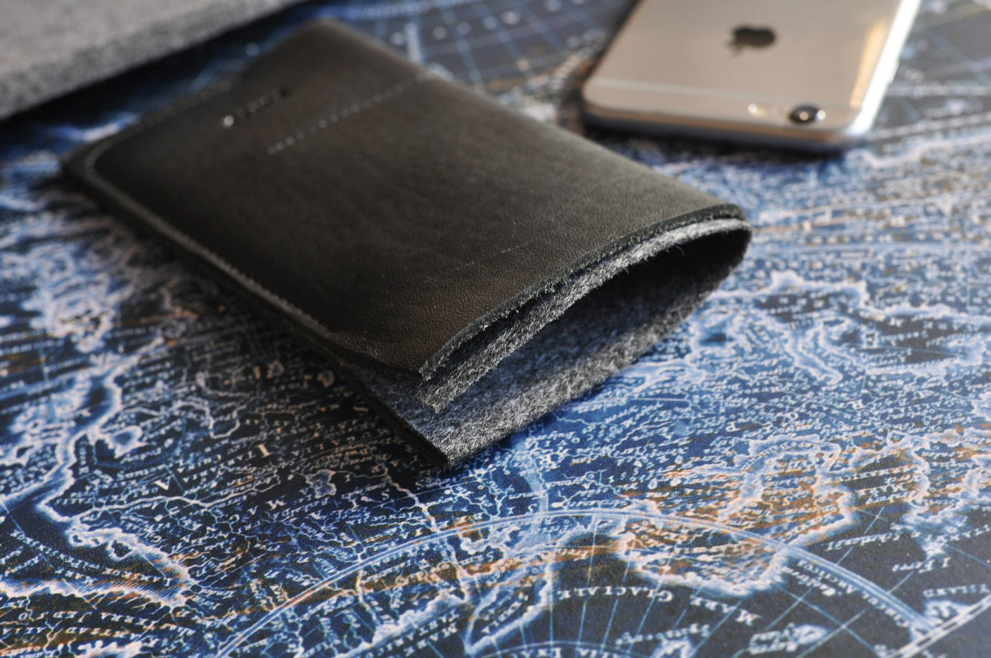 Leather iPhone Wrap Case