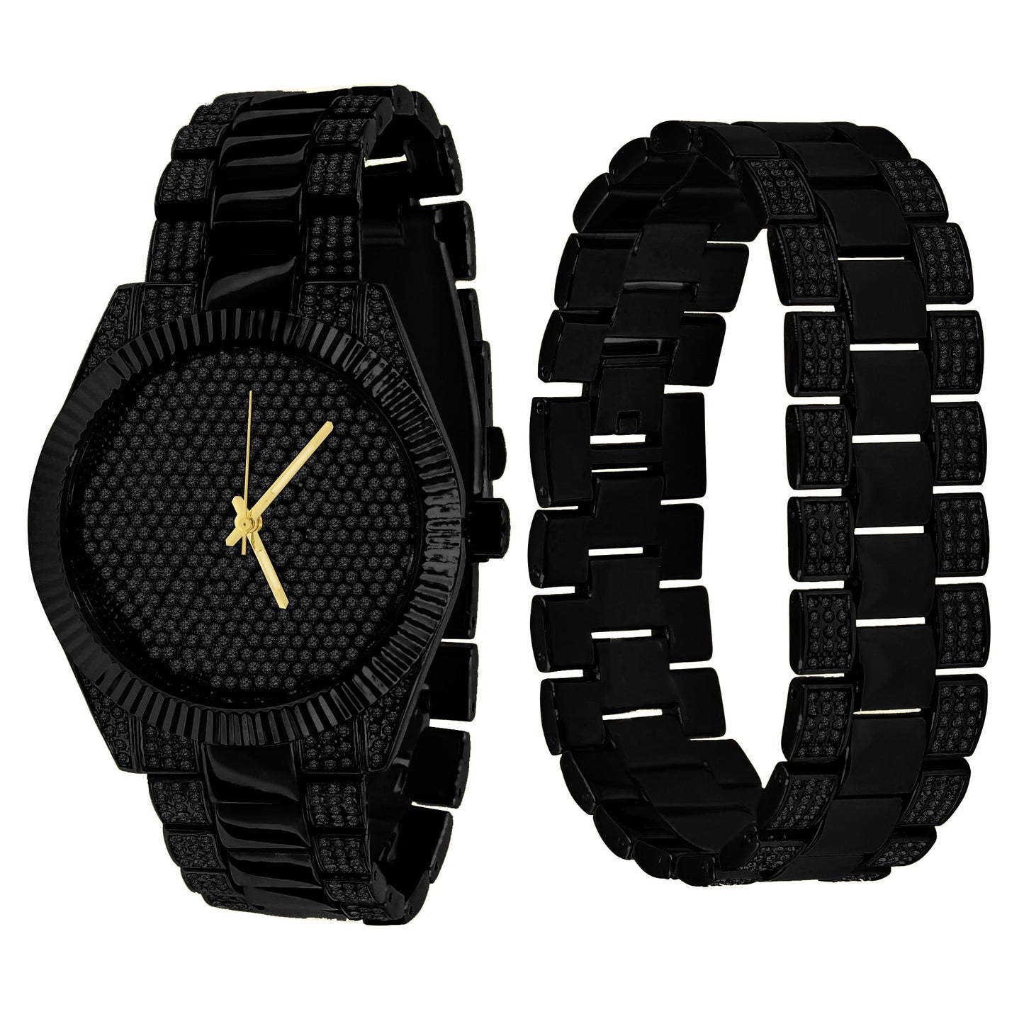 Ultra Black Personified Bling Watch | 562673