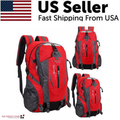40L Men Women Travel Backpack Rucksack Camping Laptop Hiking School