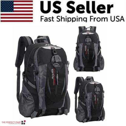 40L Men Women Travel Backpack Rucksack Camping Laptop Hiking School