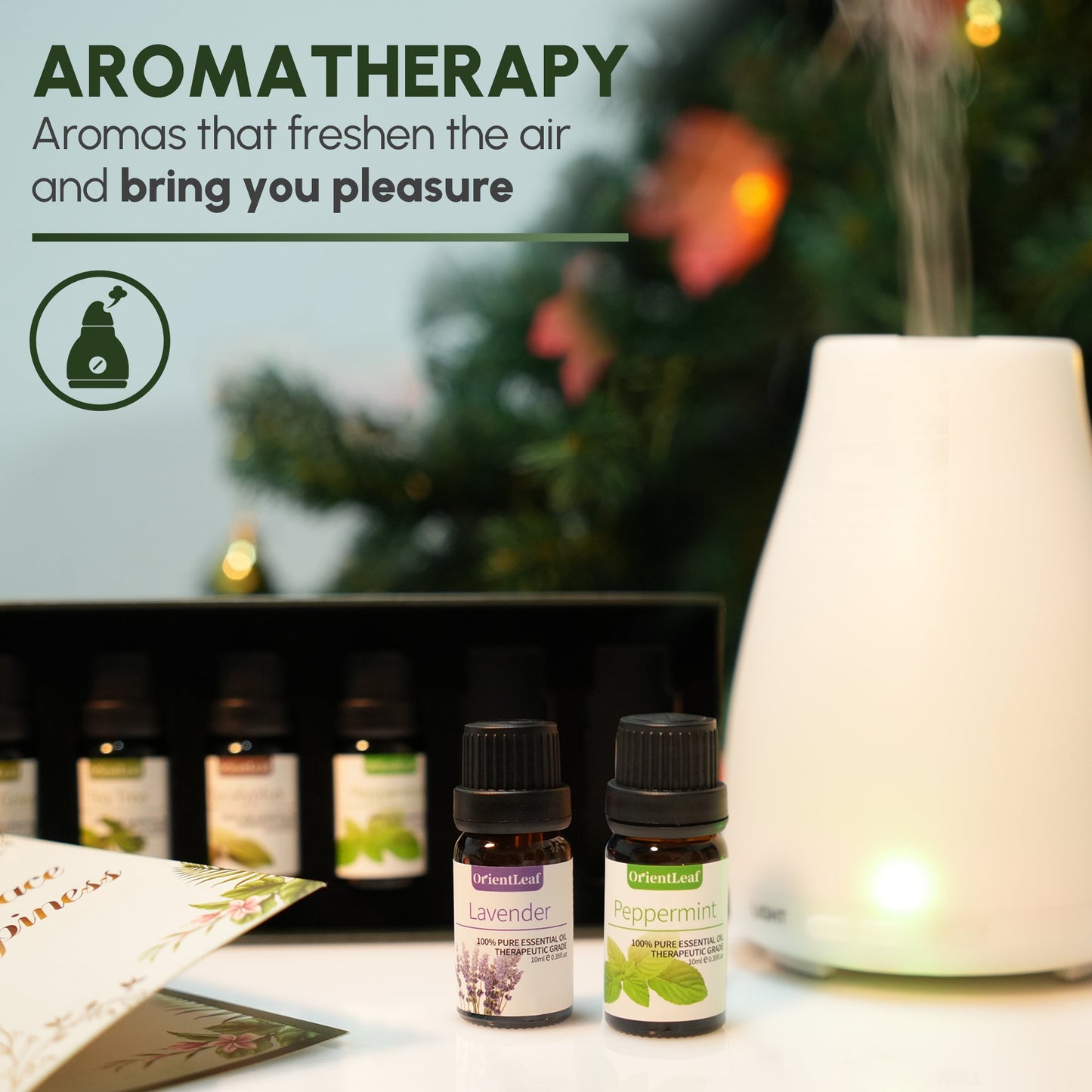 Essential Oils for Diffusers, 100% Natural Plant Extracts Six Scents