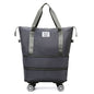 New Universal Wheel Travel Bag With Double-layer Dry And Wet