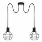 Metal Cage 2 Way Spider Hanging Light~3390