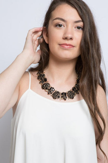 Bree Black Collar Necklace