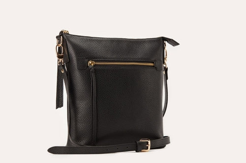 Pebble Crossbody Leather Purse