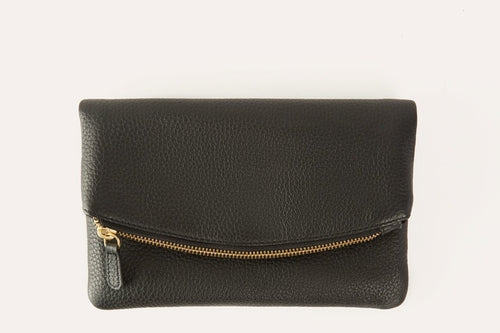 Leather Flap Style Clutch