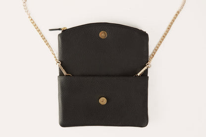 Leather Flap Style Clutch