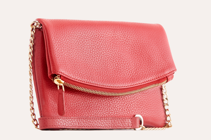 Leather Flap Style Clutch