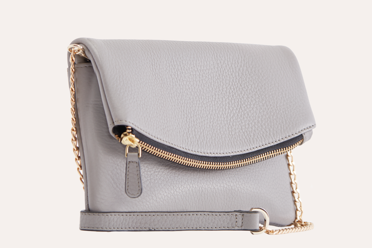 Leather Flap Style Clutch