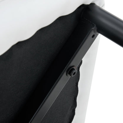 4 modern dining chairs with stylish PU patterned backrest and black