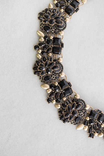 Bree Black Collar Necklace