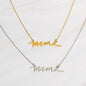 Mama Script Necklace